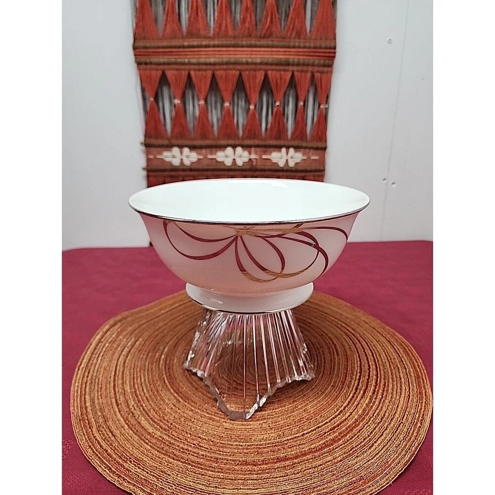 Kate Spade NewYork By Lenox Belle Boulevard Footed Serving Bowl 8.75